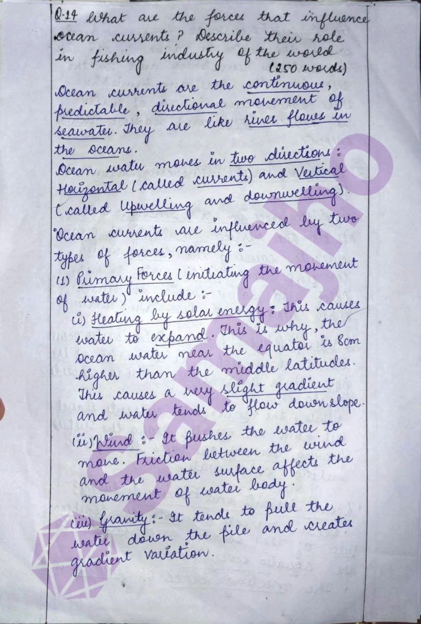 UPSC CSE 2022 Mains GS 1 Paper Model Answers UPSC IAS Samajho Learning